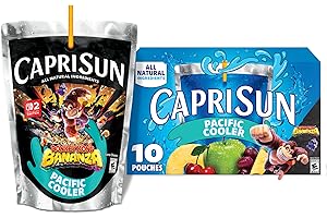 Capri Sun Pacific Cooler Mixed Fruit Flavored Juice Drink Blend, 10 ct Box, 6 fl oz Pouches