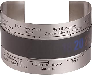 BarCraft Weinthermometer, Edelstahl