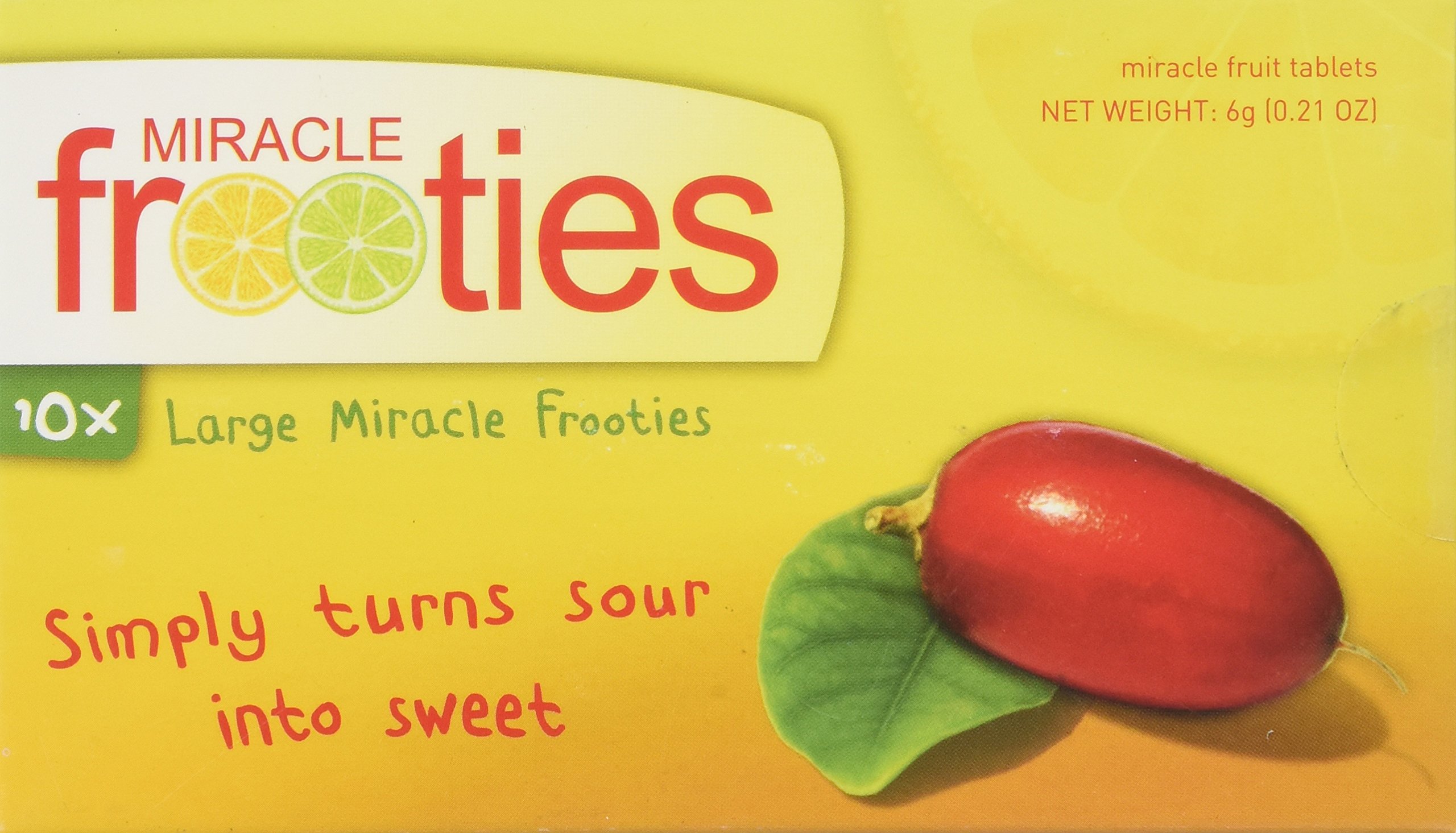 Miracle Berry Fruit TabletsTEN tablets Yellow Box Miracle Fruit