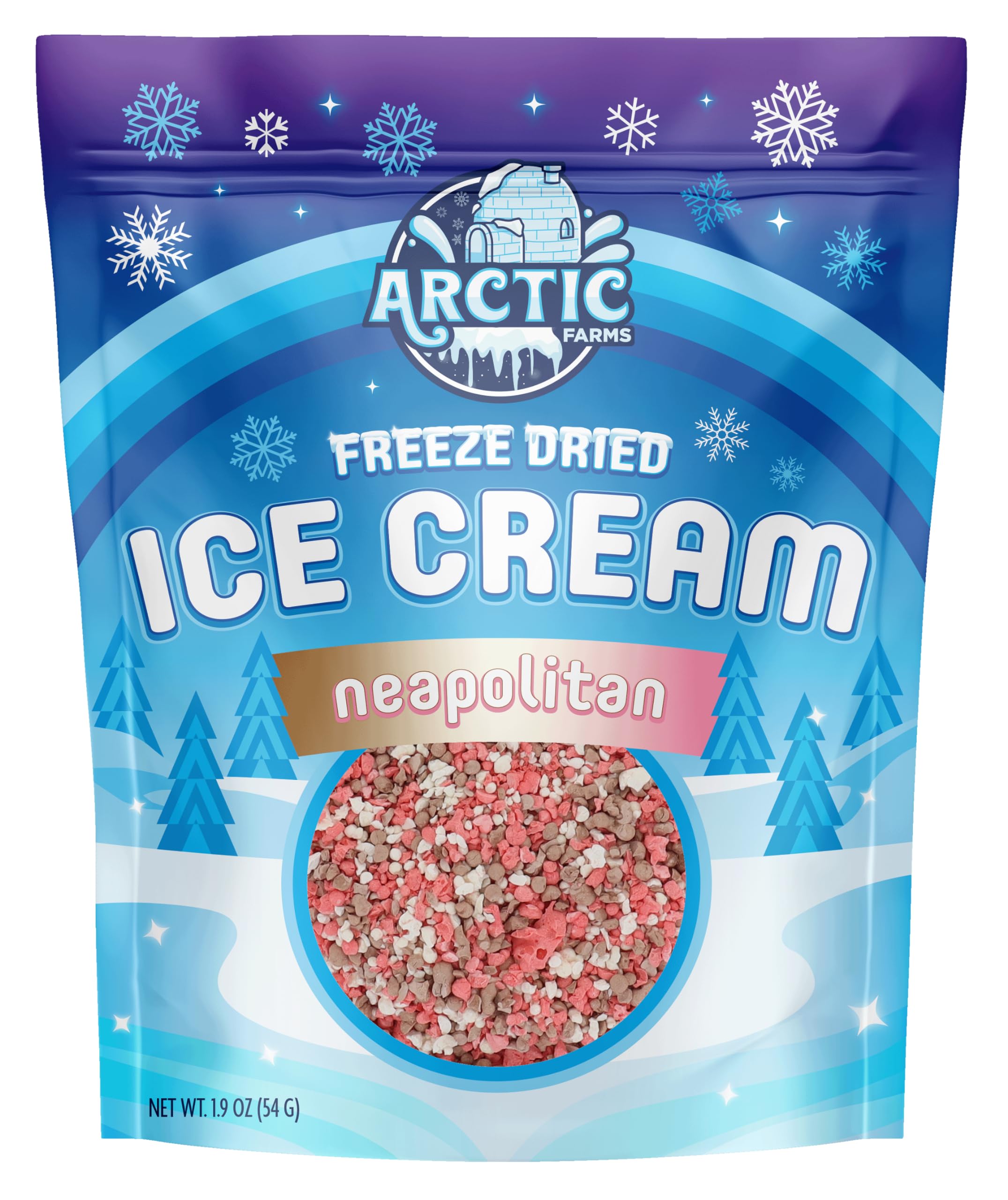 Arctic Farms Freeze Dried Ice Cream that Does Not