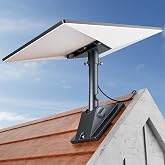 Starlink Gen 3 Mount Kit, Heavy-Duty Aluminum Roof/Wall Mount Accessories for Starlink V3/4/4X, 5.5"x8.8" Stable Base, 90&deg; Tilt, Insulation Guard, Satellite Dish Mounting Kit Pole &amp; Pipe Adapter