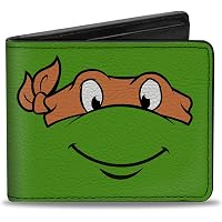 Nickelodeon Zip Around Wallet – Teenage Mutant Ninja Turtles 1984 Action Poses, Vegan Leather, 7.5x4.5 Inch