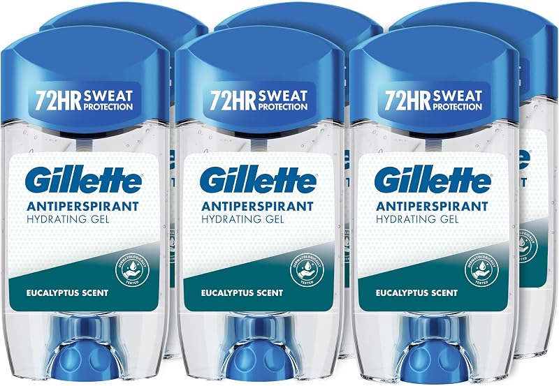 Clear Gel Eucalipto Antitranspirante Y Desodorante Hombre 6x70ml