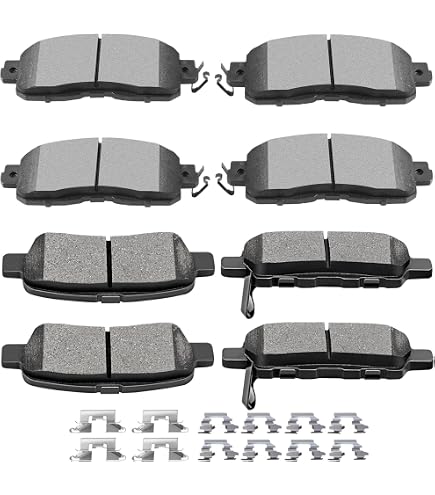 Amazon.com: SCITOO D1650 D905 Front Semi-Metal Rear Ceramic Brake