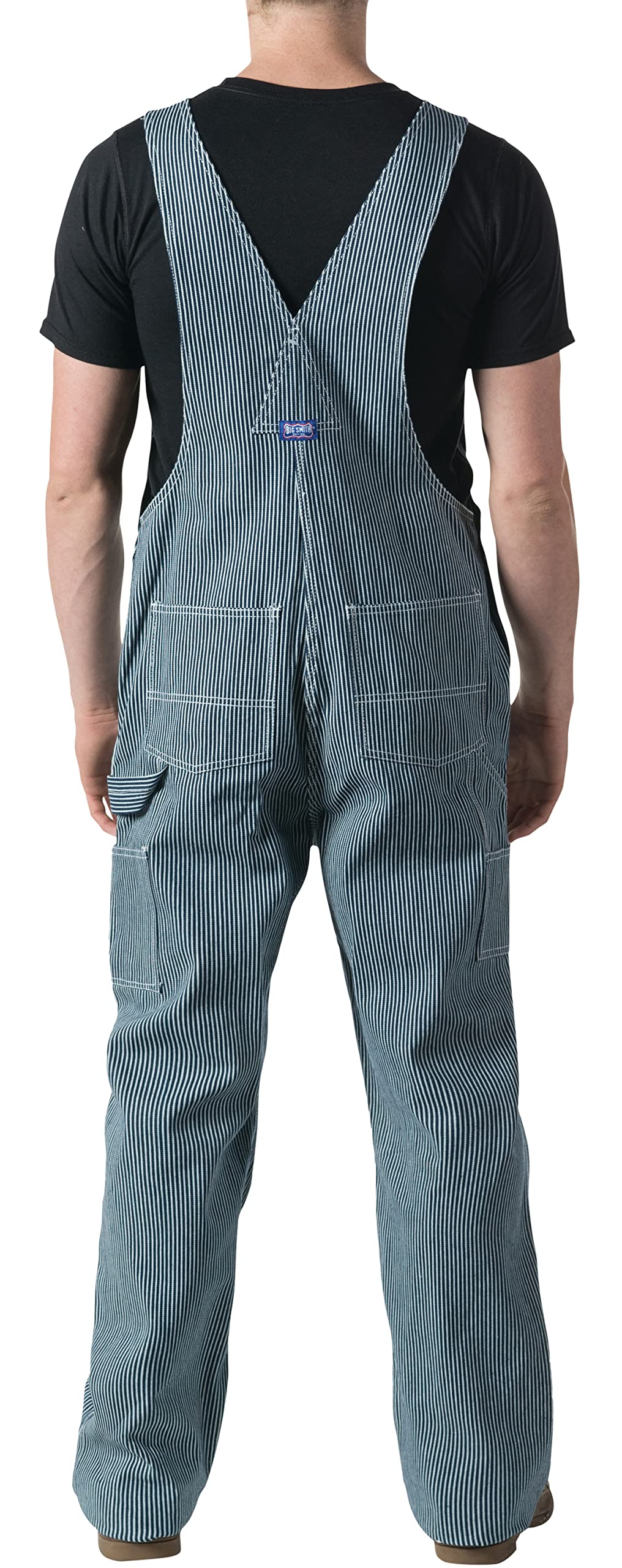 Big Smith Men's Hickory Stripe Bib Overall