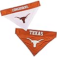 Pets First Collegiate Pet Accessories, Reversible Bandana, Texas Longhorns, Large/X-Large