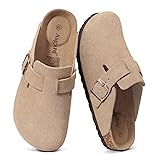 Asgard Genuine Suede Clogs for Women Men Leather