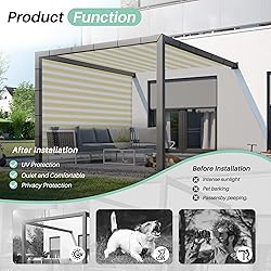 SunnyRoyal 19'x31' Sun Shade Sail Straight Edge