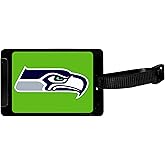 Siskiyou Sports Unisex NFL Seattle Seahawks Luggage Tag, Black, 3.25"