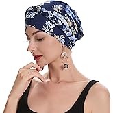 ZLYC Chemo Headwear for Women Pre Tied Turban Headwear Lightweight Beanie Hat