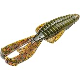 Strike King Rage Bug Fishing Lure, Soft Plastic Grub, Unique Design, Subtle Action