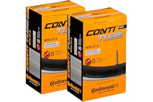 Continental MTB 27.5x1.75-2.5" / 47-584 -> 62-584 Inner Tubes - 42mm Presta Valve (Pack of 2 Tubes)