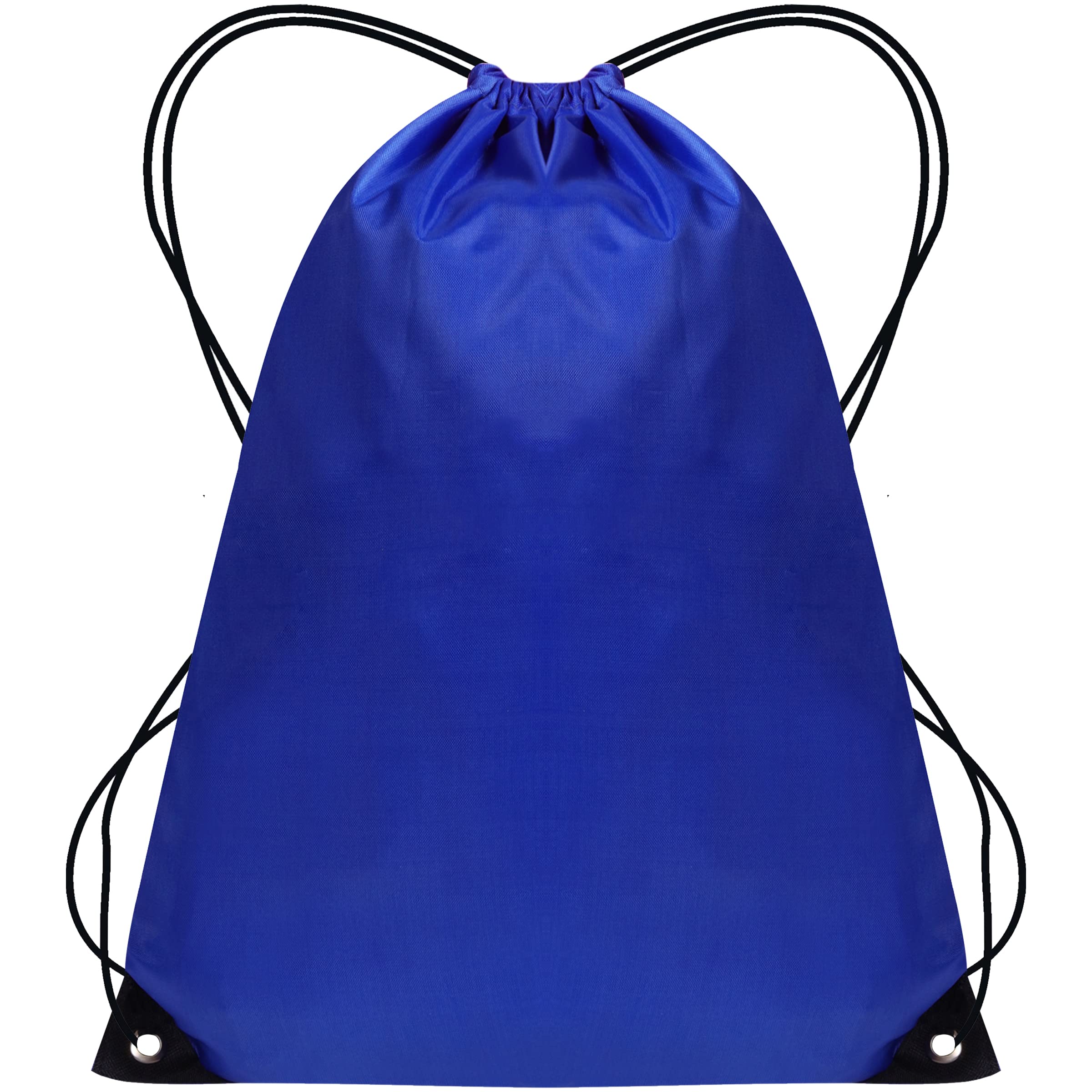 SAWANS Drawstring Bags Gym Swimming School Sports Bag Unisex 1PCS Trainer String Bag Sack Backpack PE Bags for Women Men Children Travel Beach Kids Boys Girls Outdoor Shopping (Blue 1pc)