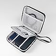 Pixaco External Hard Drive Case (5" Interior) Shockproof, Water-Resistant and Lightweight Tech Organizer Travel Case for Hard Drive and Computer Accessories with Mesh Pocket & Lanyard
