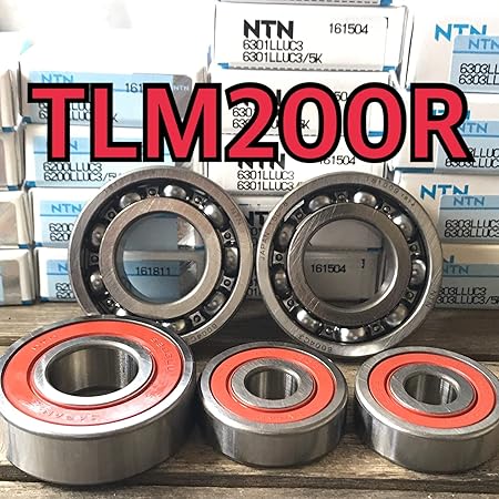 Amazon 日本製 高耐久性 前後ホイールベアリング Tlm0r Md15 合計4個 車 バイク 車 バイク