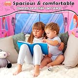 Britik Pop Up Truck Play Tent for Kids 3-8 Years Boys Girls Indoor Outdoor view 4