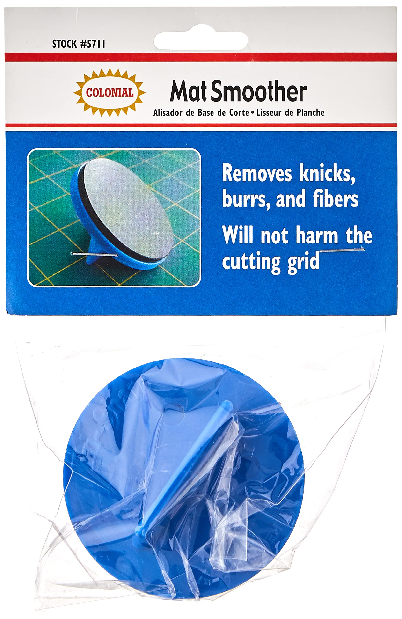 Colonial Needle mat Smoother, Blue, by The Yard