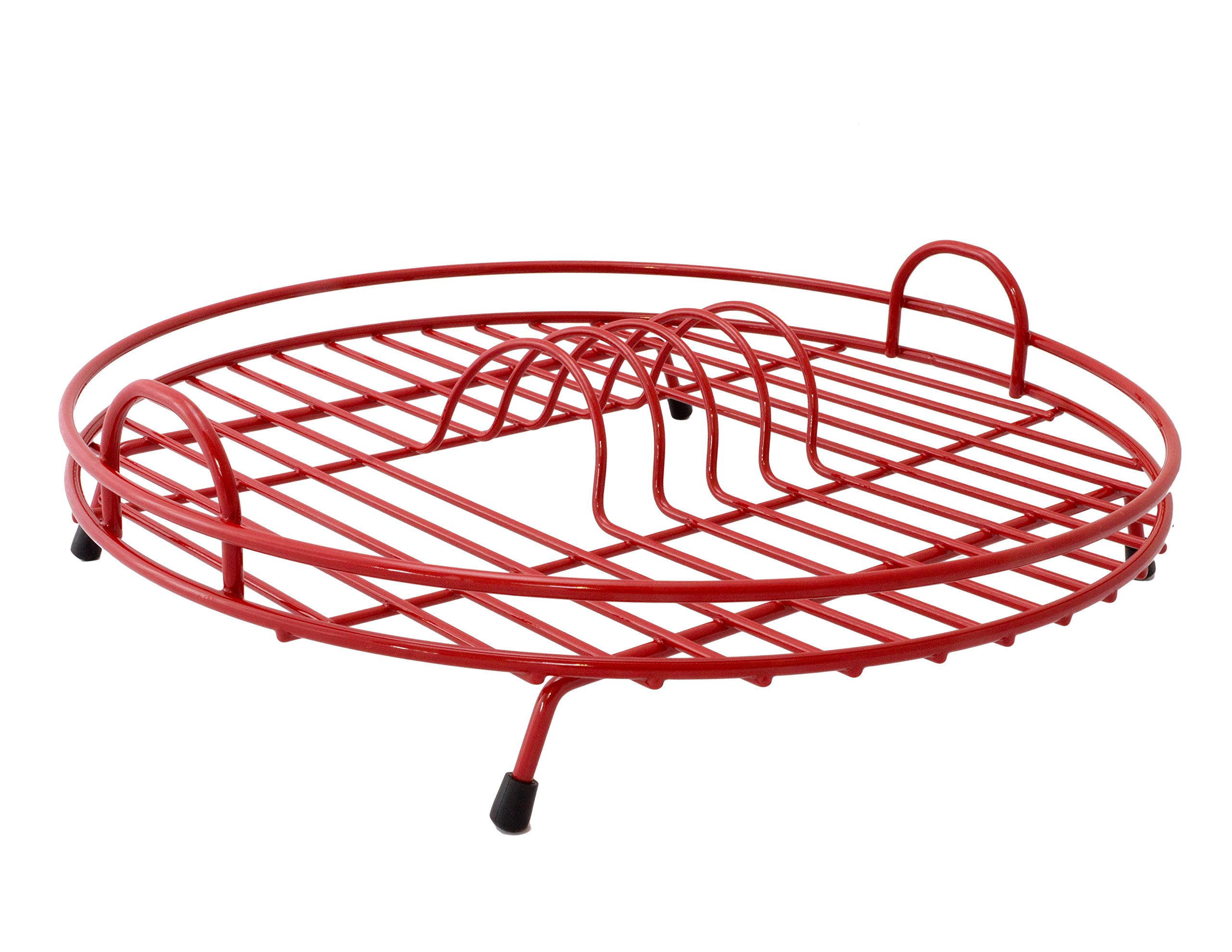 Delfinware Dish Drainer, Red