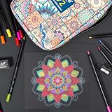 H & B 72PC Colouring Pencils with Portable Zipper Bag, Gift Set view 6