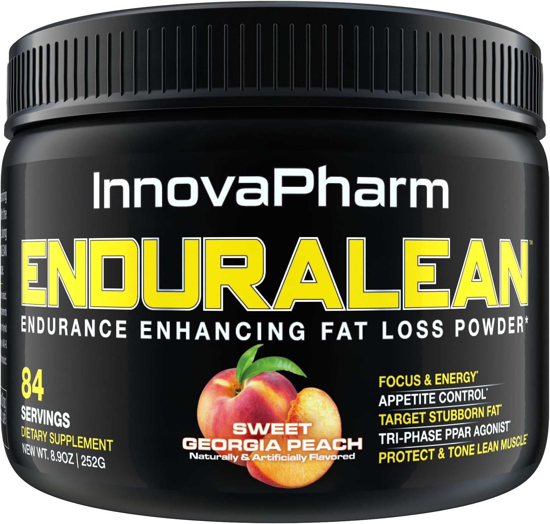 Innovapharm Enduralean Endurance Enhancing Fat Loss Powder (SWEET GEORGIA PEACH)