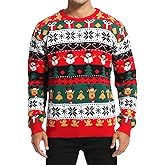 *daisysboutique* Men's Holiday Reindeer Snowman Santa Snowflakes Sweater