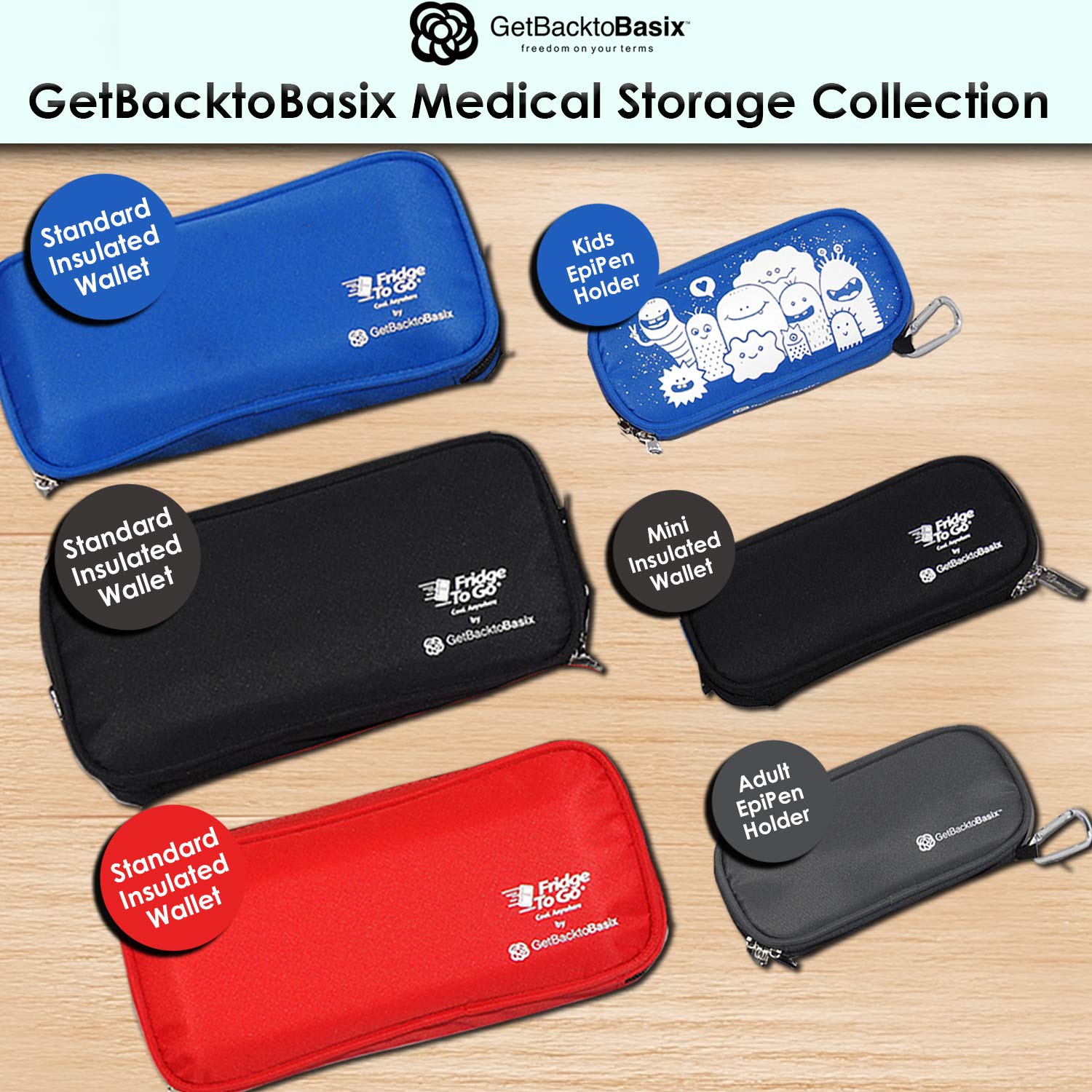 GetBacktoBasix Insulin Cooler Diabetic Medicine Travel Bag Standard