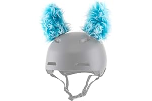 ParaWild Lynx Helmet Accessories w/Sticky Hook & Loop Fastener Adhesive (Helmet not Included), Fun Helmet Bunny/Rabbit Ears/Covers for Snowboarding, Skiing, Biking for Kids, Toddlers and Adults