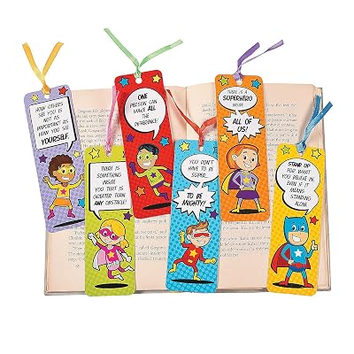 Fun Express Ruler Bookmarks Fun Express 48 ~ Superhero Laminated Bookmarks ~ Australia | Ubuy