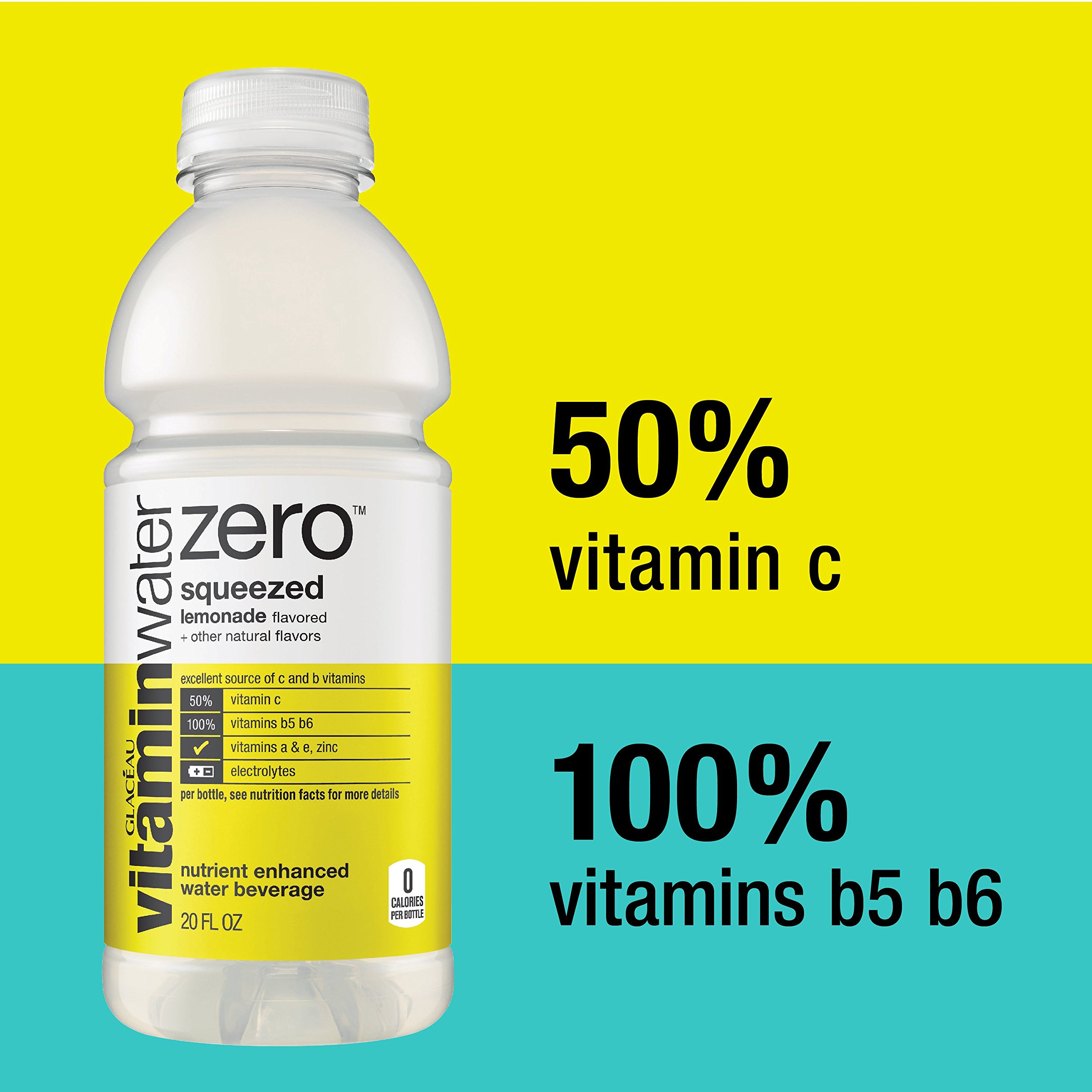vitaminwater zero, electrolyte enhanced water w/vitamins, variety pack