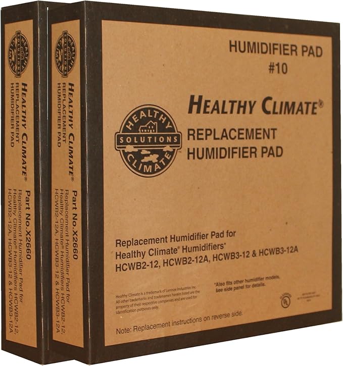 Lennox Healthy Climate Humidifier Pad 10 Part No. X2660 Case of 2
