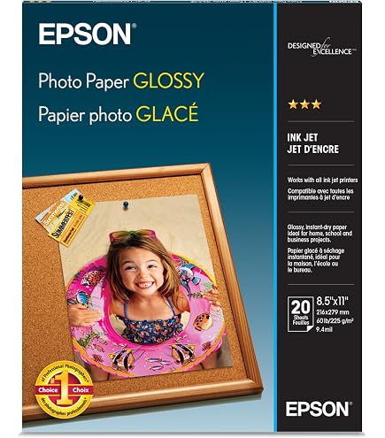 Amazon.com : Epson C13S042153 Premium Glossy Photo Paper 100x150mm