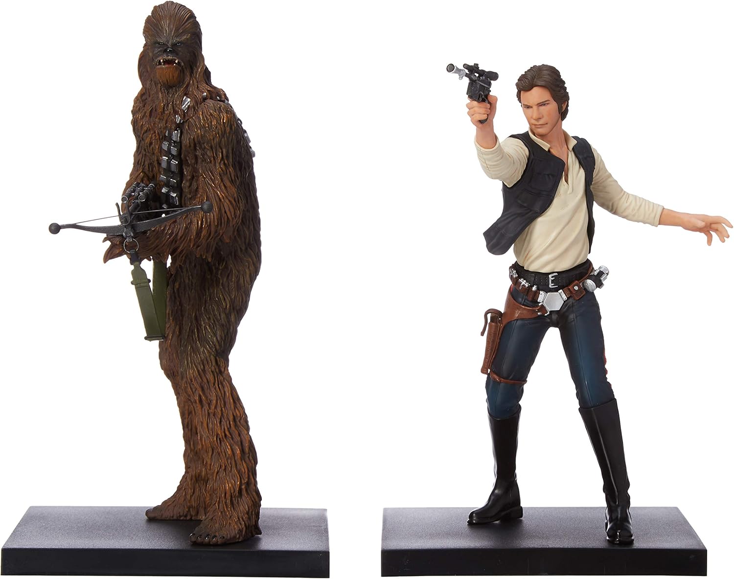 Kotobukiya Star Wars Han Solo and Chewbacca Artfx+ Statue