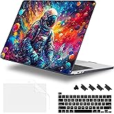 Lepeoac for MacBook Pro 16 inch Case 2019 2020 Release Model A2141, Plastic Hard Shell Cover with Keyboard Cover & Screen Protector for MacBook Pro 16 inch with Touch Bar & Touch ID - Astronaut