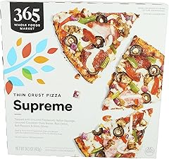 365 By Whole Foods Market, Supreme Thin Crust Pizza, 14.5 Ounce