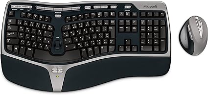 Amazon Co Jp マイクロソフト ワイヤレス キーボード マウス Natural Ergonomic Desktop 7000 Wta パソコン 周辺機器