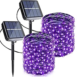 Joomer Purple Halloween Solar String Lights - 2