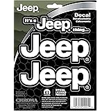 CHROMA 009991 Jeep It's a Jeep Thing Stick Onz Decal, White