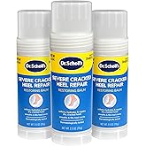 Dr. Scholl's Severe Cracked Heel Repair Restoring Balm 2.5oz, with 25% Urea for Dry, Cracked Feet, Heals and Moisturizes for Healthy Feet, Epsom Salt Soothes, Safe for Diabetics, 3-pack