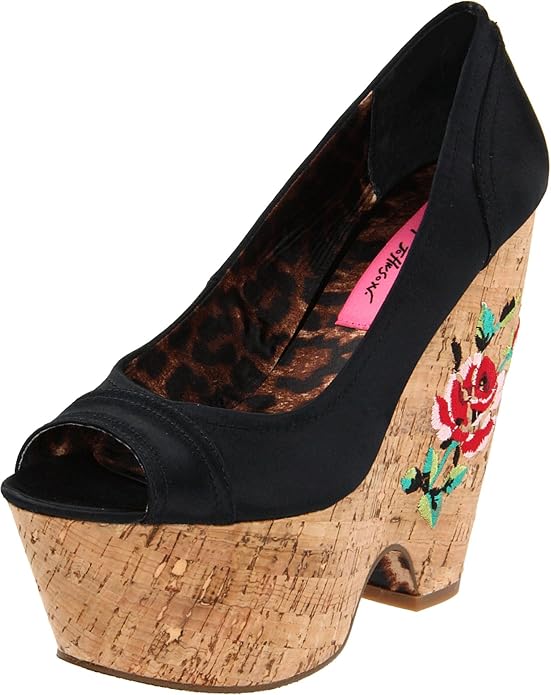betsey johnson wedge heels