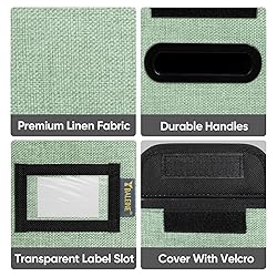 BALEINE File Organizer Box with Lid, Collapsible