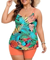 Tankini Swimsuits for Women Tummy Control High