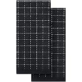 Homaxy 100% Cotton Terry Kitchen Towels, 2 Pack, Black | Ultra Soft and Absorbent Dish Towels for Kitchen, Suitable for Drying and Washing Dishes