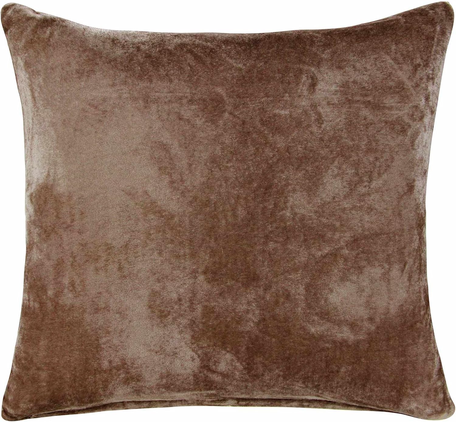 Velvet Mink Cushion Cover Zipped 18" x 18" Amazon.co.uk Kitchen & Home