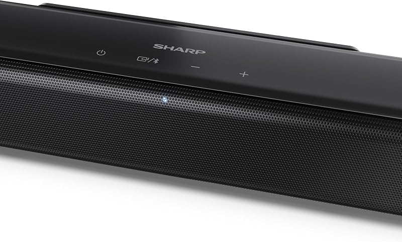 Barra de Sonido para TV HT-SB145 Roku TV Ready 150W Bluetooth 5.3 HDMI ARC USB Óptica AUX 2.0 Negra