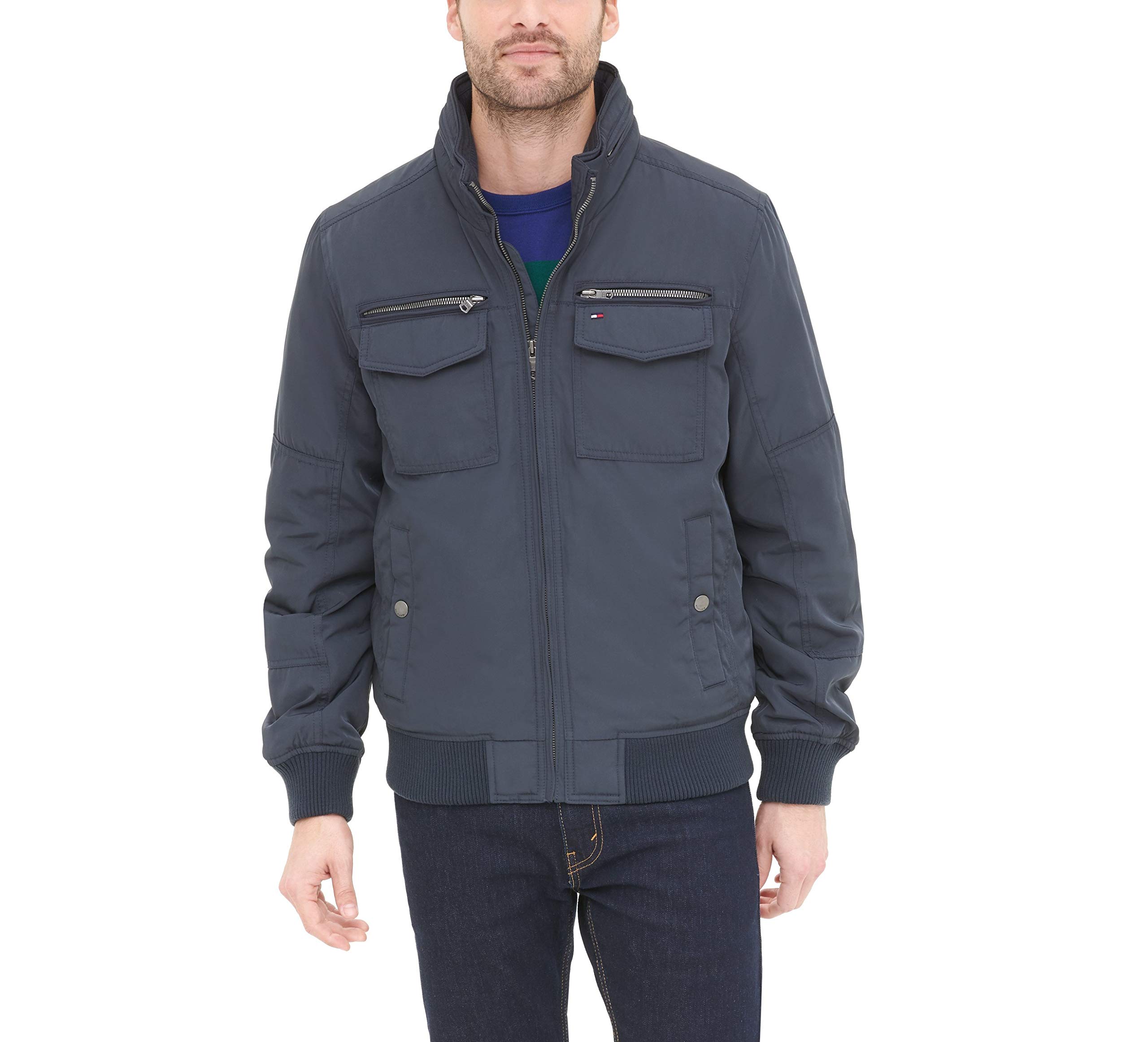 tommy hilfiger men's performance bomber jacket