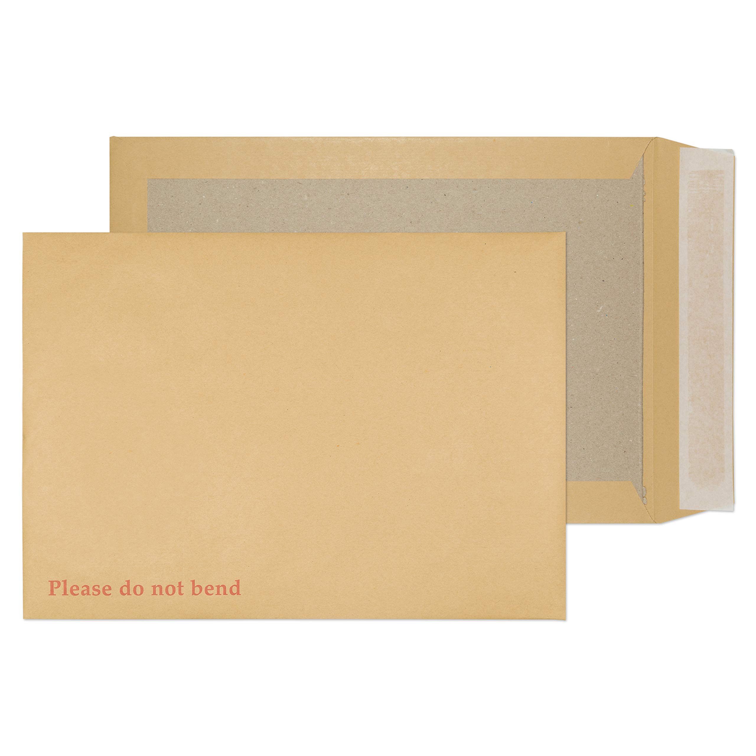 Blake Purely Packaging C4 324 x 229 mm Board Back Pocket Peel & Seal Envelopes (13935/20) Manilla - Pack of 20