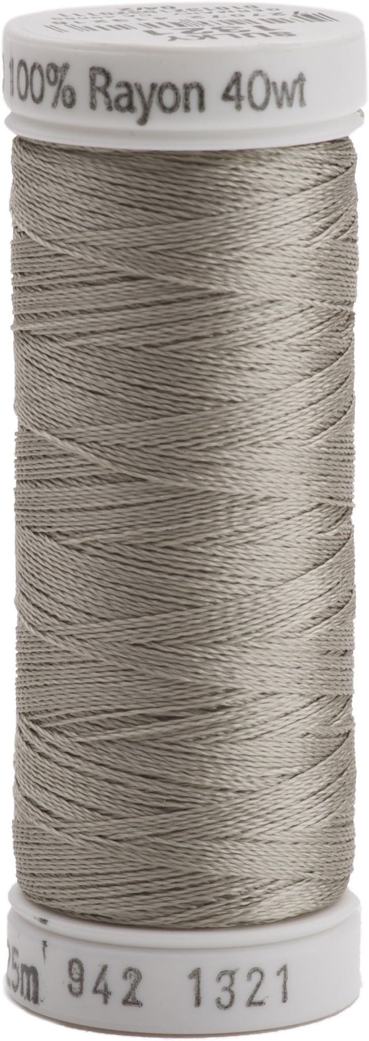 Sulky Of America 268d 40wt 2-Ply Rayon Thread, 250 yd, Grey Khaki