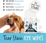 BUGALUGS Dog Eye Wipes 100 Biodegradable Pre-soaked Aloe Vera Skin Safe view 3
