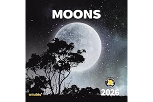 WINDRIO 2026 Wall Calendar,Calendar 2026, November 2025 - December 2026, Wall Calendar Moon, 12" x 24" Opened,Full Page Months Thick & Sturdy Paper for Calendar Organizing & Planning