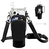 JEBEALUO Water Bottle Carrier Bag with Phone Pocket